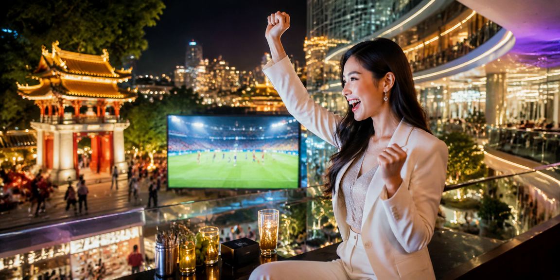 Người phụ nữ Việt Nam tại Hà Nội kiểm tra thông tin cá cược và ưu đãi nạp tiền trên điện thoại