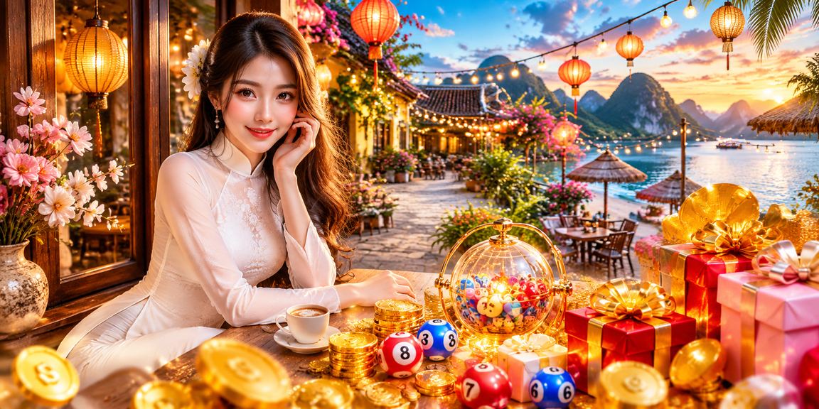 Phụ nữ mặc áo dài tại Ninh Bình sử dụng điện thoại để tham gia xổ số và cá cược